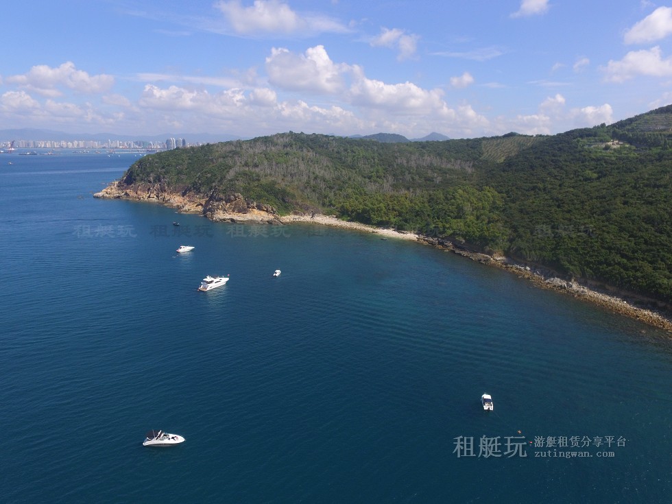 三亞旅游游艇租賃，三亞港至三亞角航線